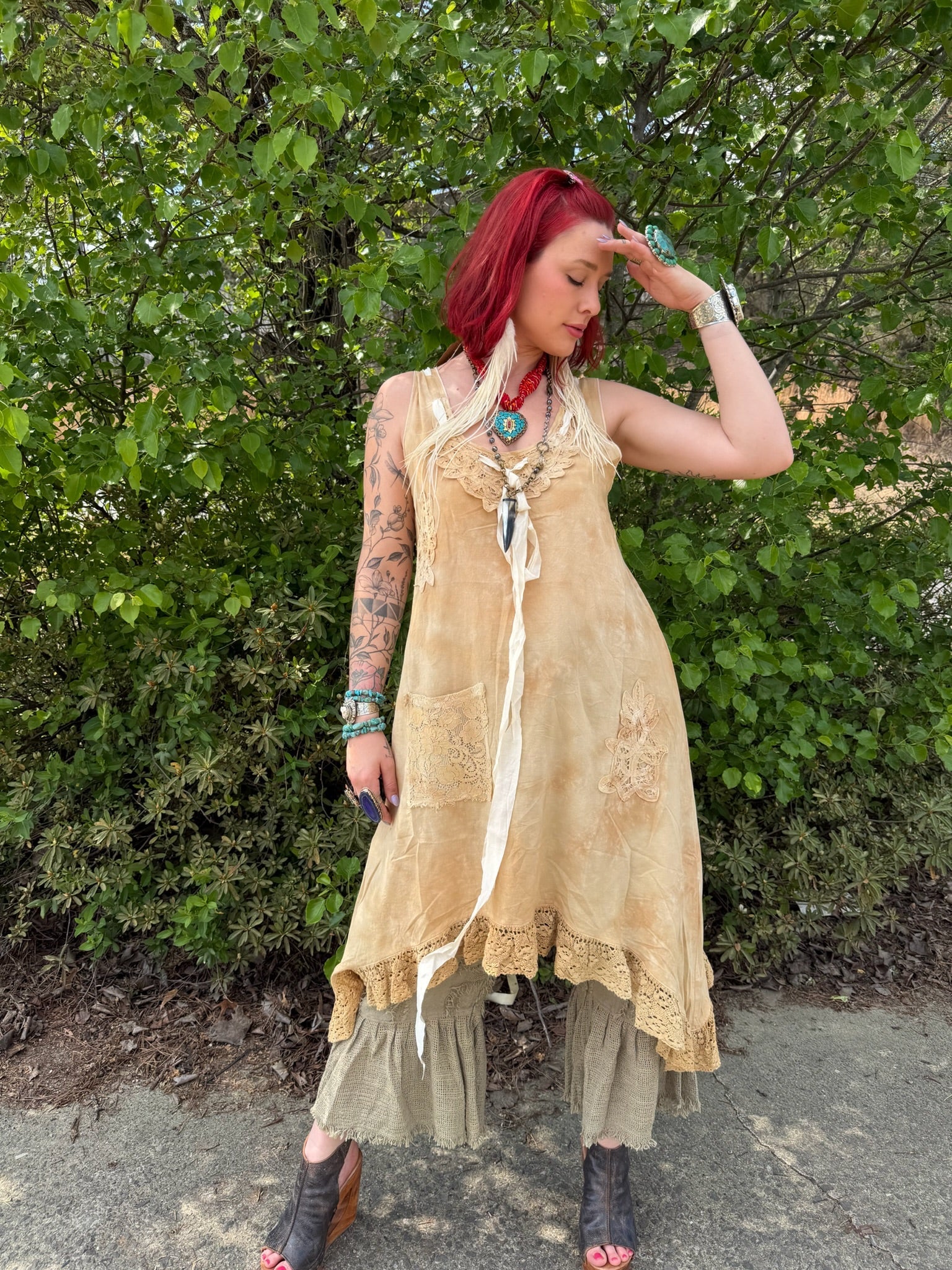 Wandering Spirit Dress - ivyandlavyboutique Jaded Gypsy