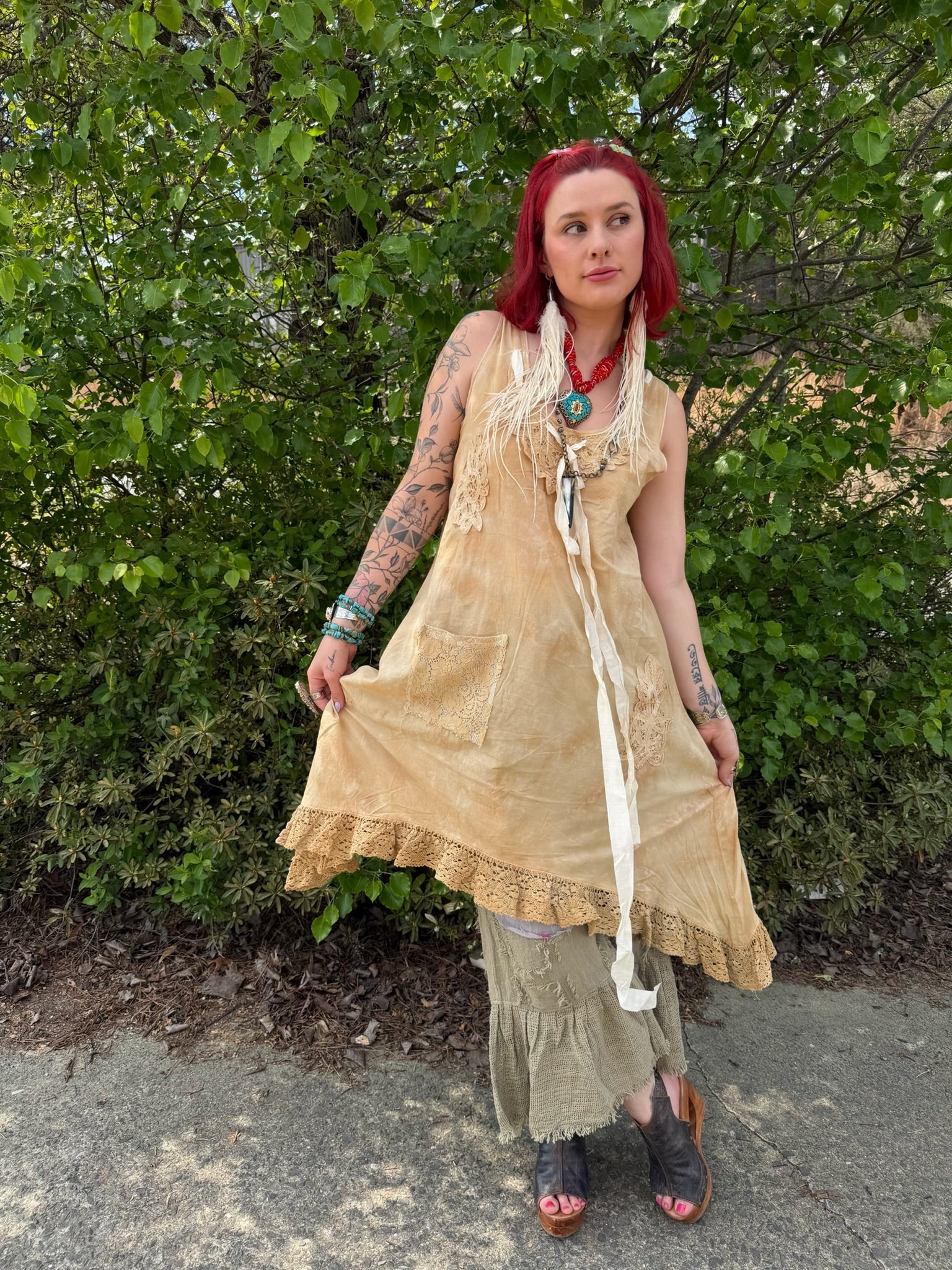 Wandering Spirit Dress - ivyandlavyboutique Jaded Gypsy