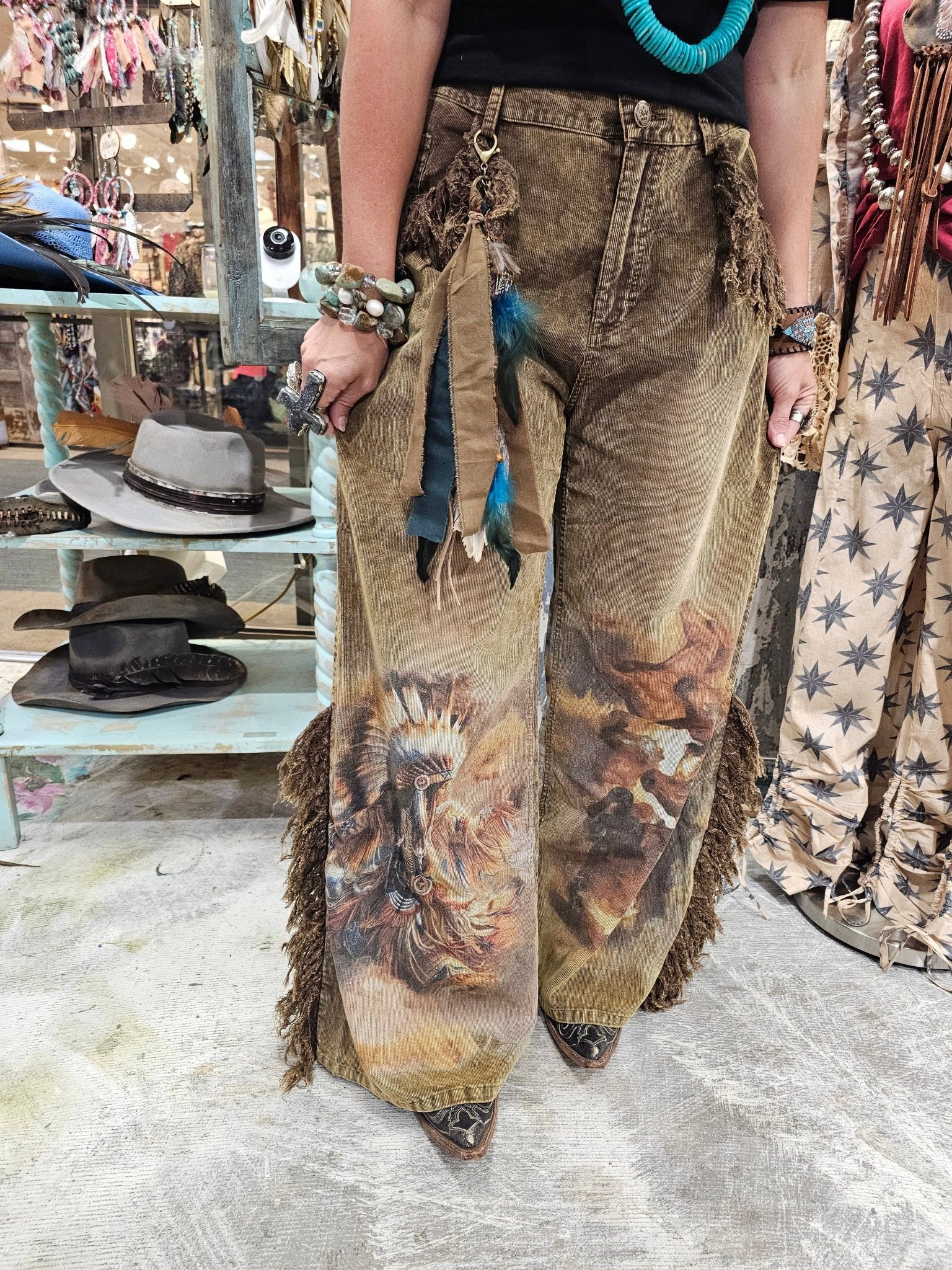 Warrior Cord Jeans - ivyandlavyboutique A Rare Bird Shop
