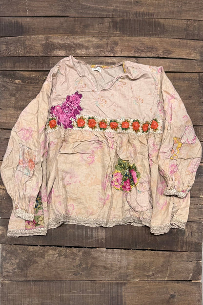 Weathered Wildflower Top - ivyandlavyboutique Jaded Gypsy