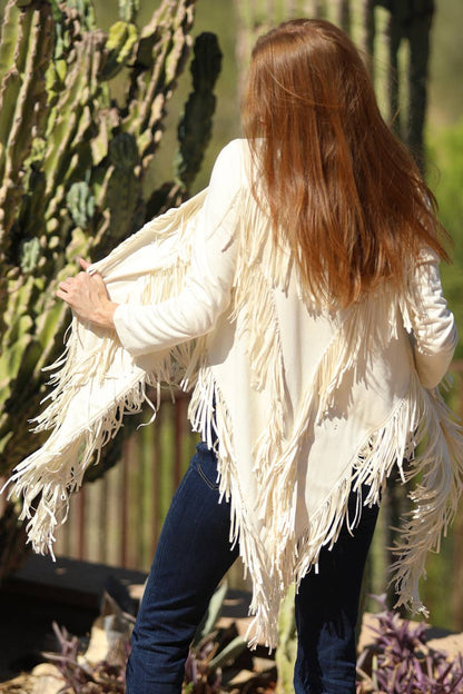 Western Chic Fringe Jacket - ivyandlavyboutique ANGIE