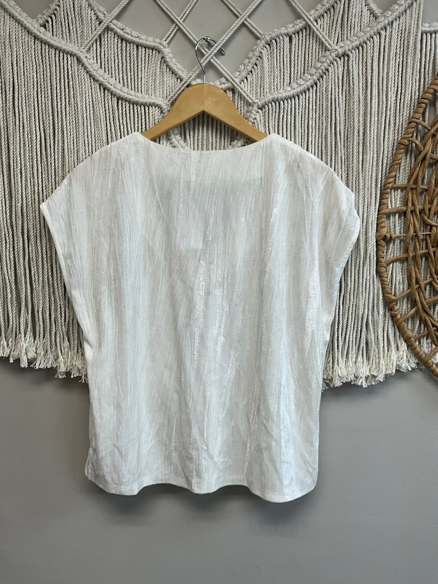 White Velvet Top - ivyandlavyboutique ivyandlavyboutique