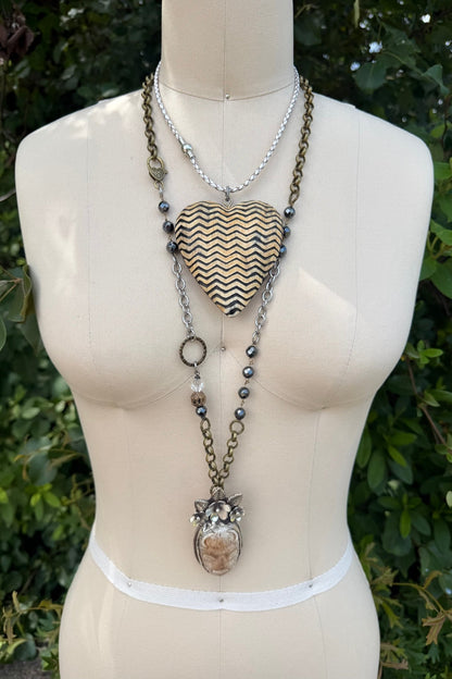 Wild Buffalo Statement Handmade Necklace - ivyandlavyboutique ivyandlavyboutique