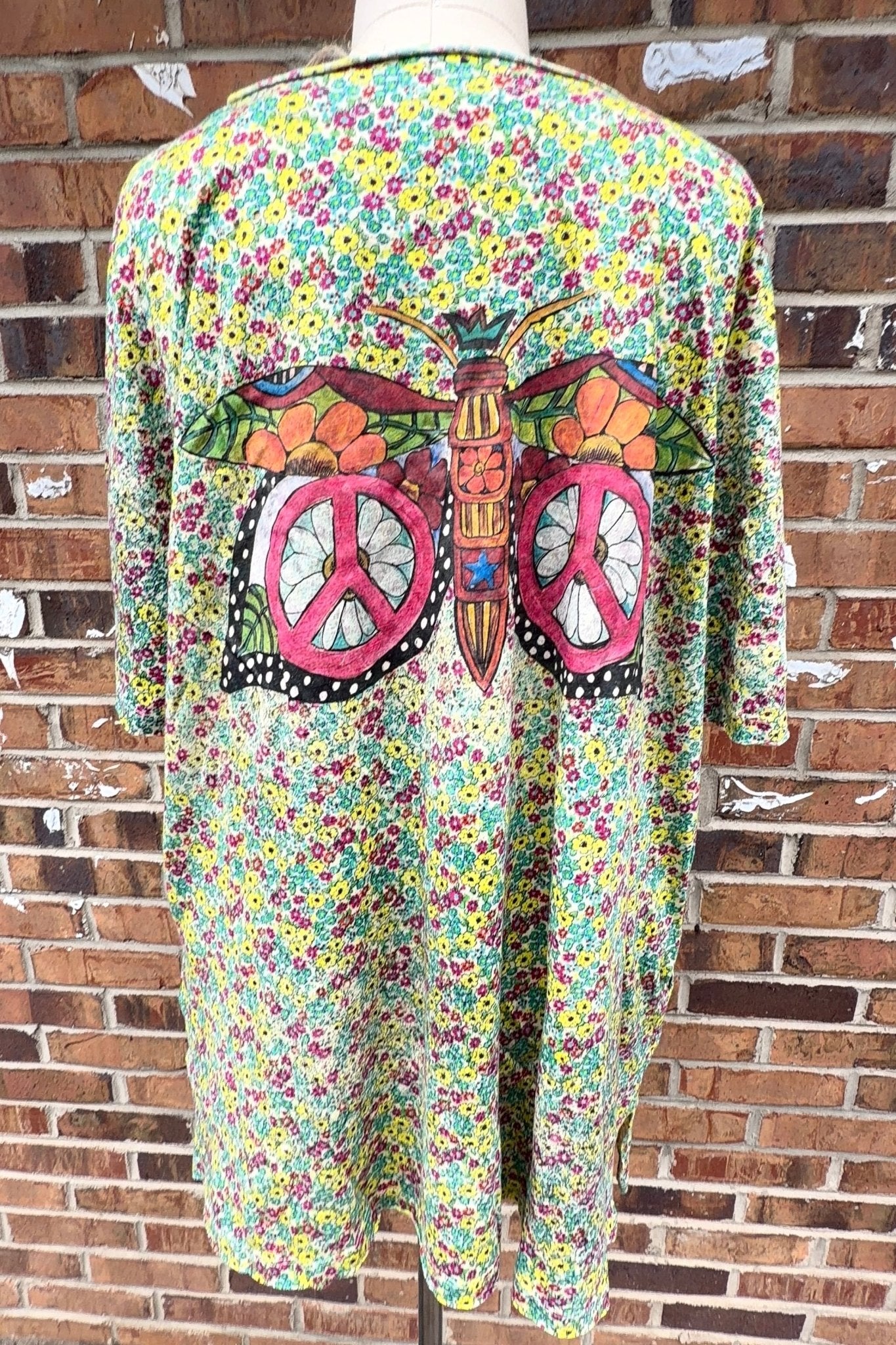 Wild Flower Boho Rag Tee - ivyandlavyboutique A Rare Bird Shop