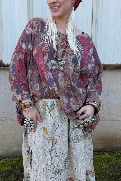 Wild Flower Echo Skirt - ivyandlavyboutique Jaded Gypsy