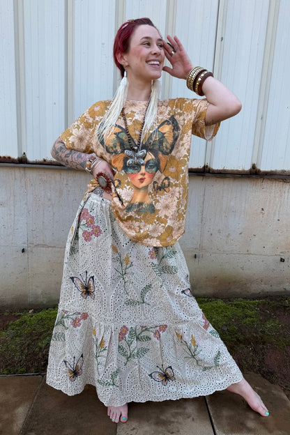 Wild Flower Echo Skirt - ivyandlavyboutique Jaded Gypsy