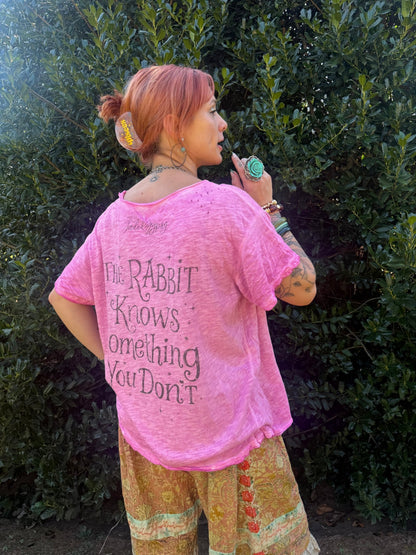 Worn and Weathered Tee - Gypsy Rabbit - ivyandlavyboutique Jaded Gypsy