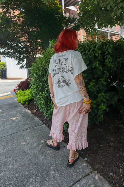 Worn & Weathered Tee - Fairy & Mushroom - ivyandlavyboutique Jaded Gypsy