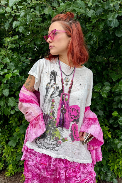 Worn & Weathered Tee - Love Rules - ivyandlavyboutique Jaded Gypsy