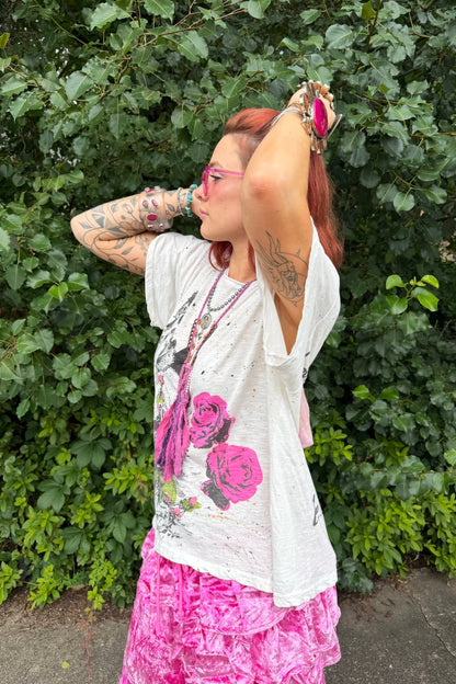 Worn & Weathered Tee - Love Rules - ivyandlavyboutique Jaded Gypsy