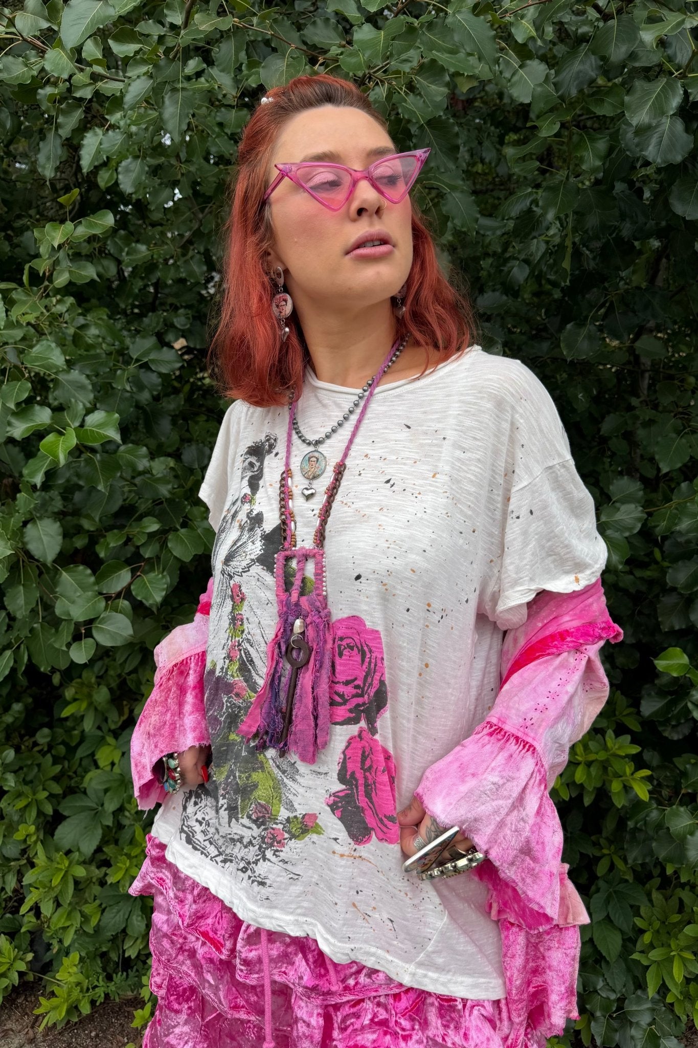 Worn & Weathered Tee - Love Rules - ivyandlavyboutique Jaded Gypsy
