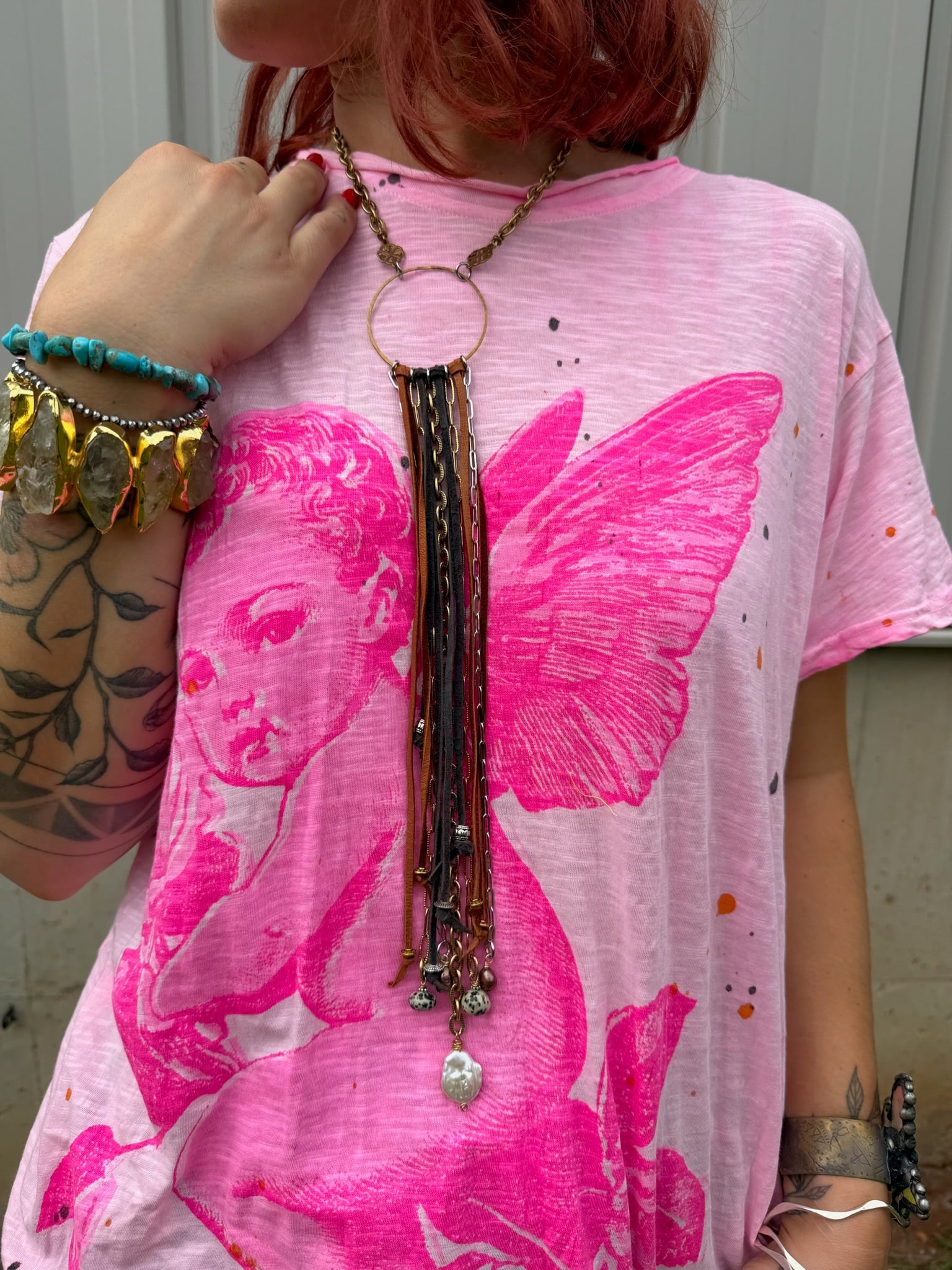 Worn & Weathered Tee - True Love - ivyandlavyboutique Jaded Gypsy