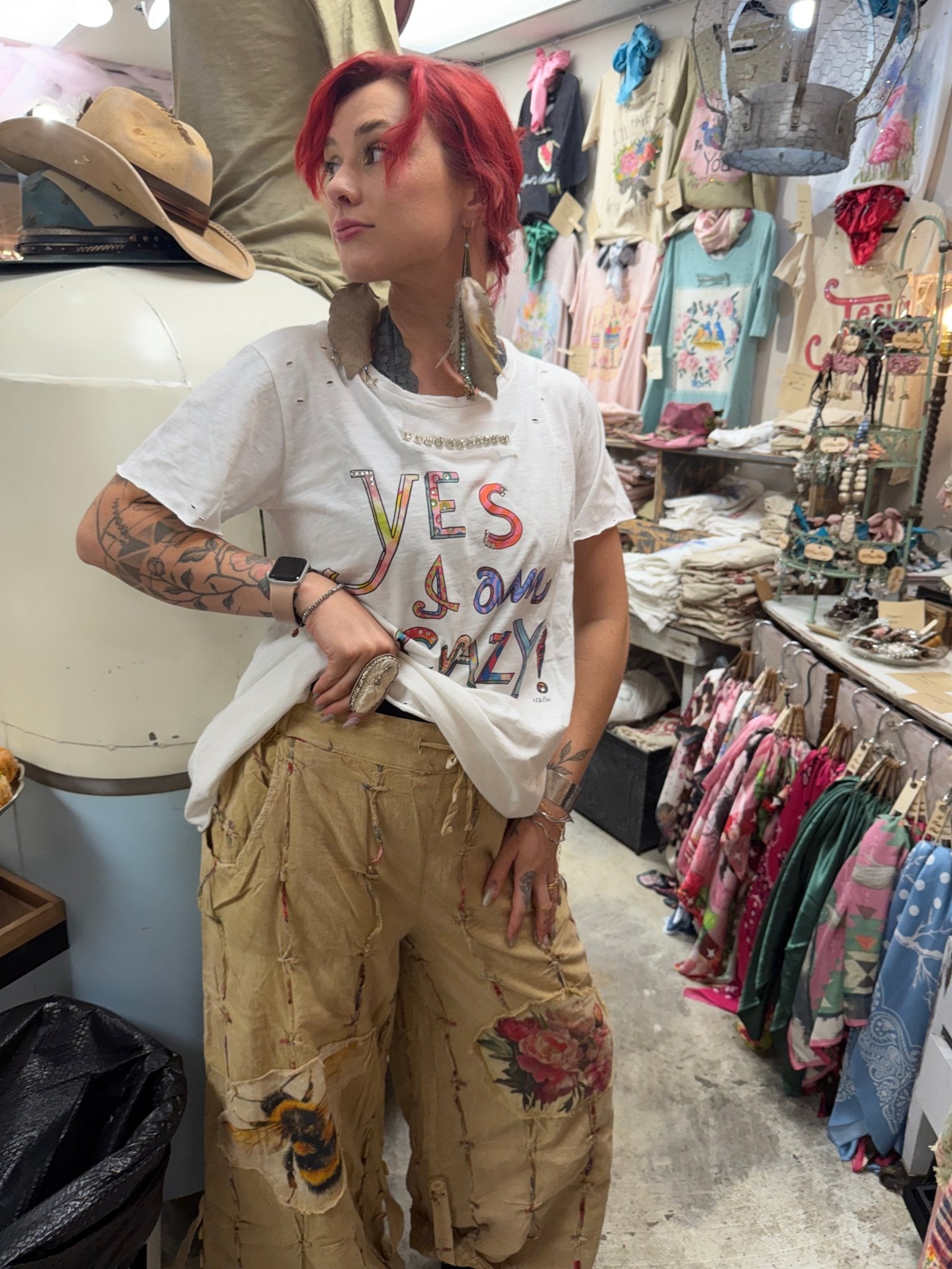 Yes I Am Crazy - ivyandlavyboutique A Rare Bird Shop