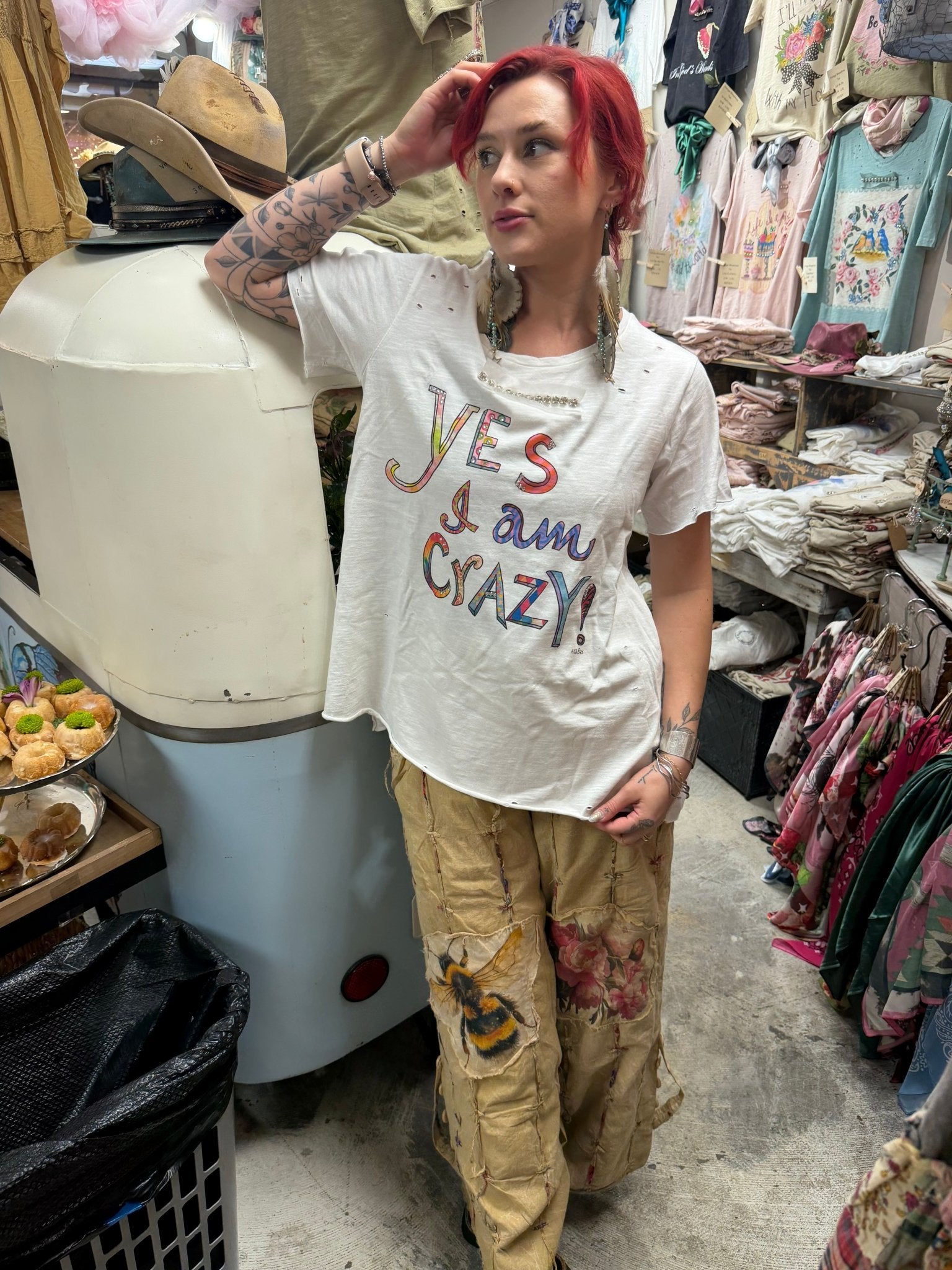 Yes I Am Crazy - ivyandlavyboutique A Rare Bird Shop
