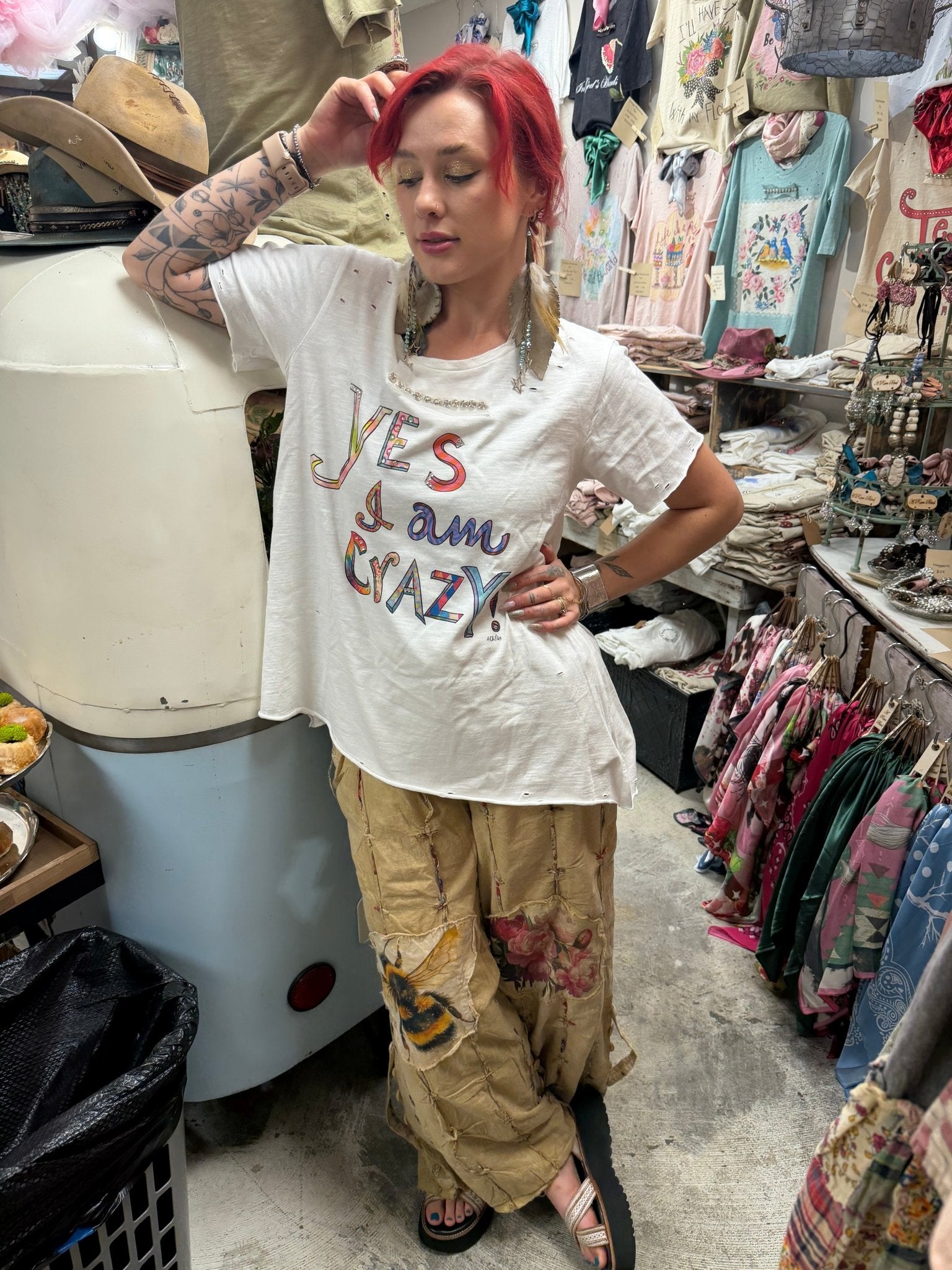 Yes I Am Crazy - ivyandlavyboutique A Rare Bird Shop